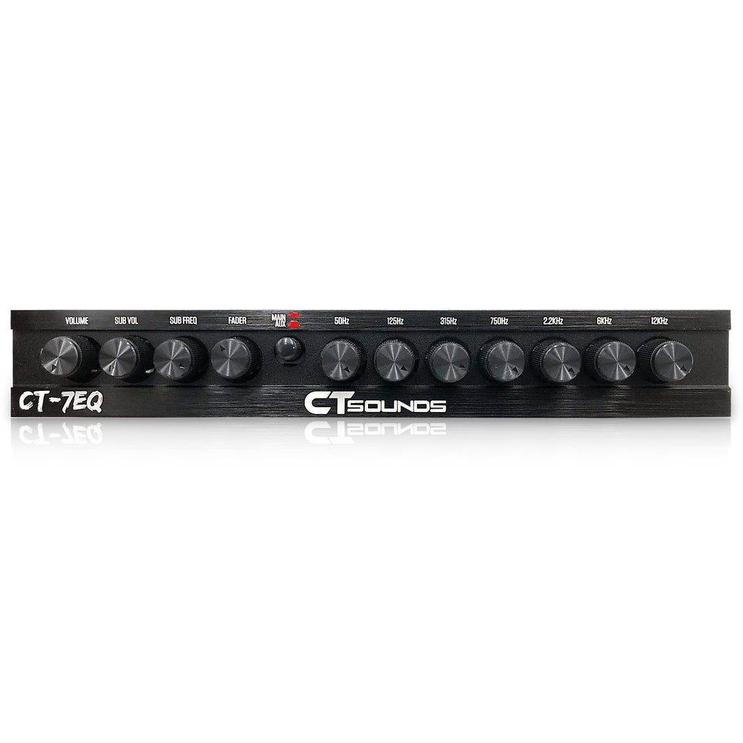 CT-7EQ - 7 Band 1/2 Din Car Audio Equalizer - CT Sounds – CT SOUNDS