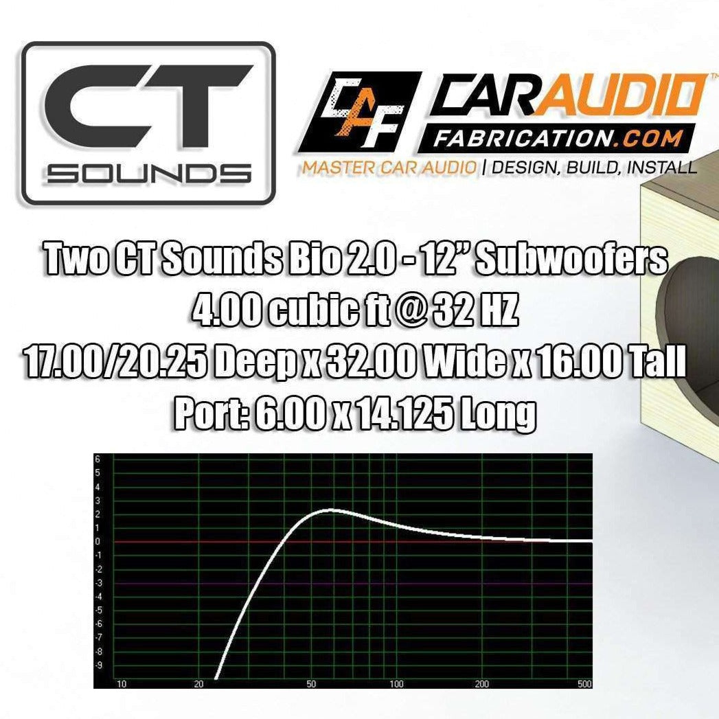 CT Sounds Dual 12 Inch Vented Subwoofer Box Design – CT SOUNDS